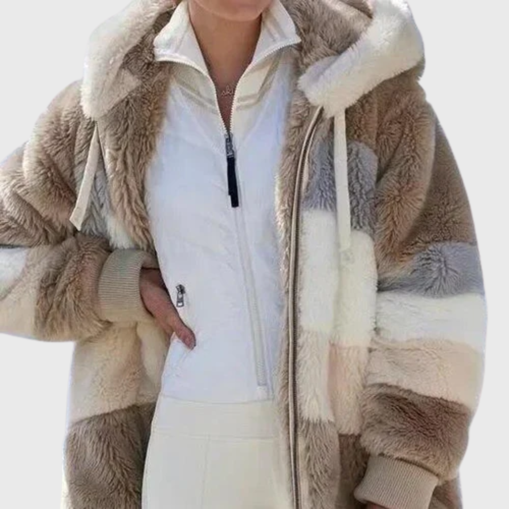Darcey | Elegant Multicolor Warm Puffer jacket