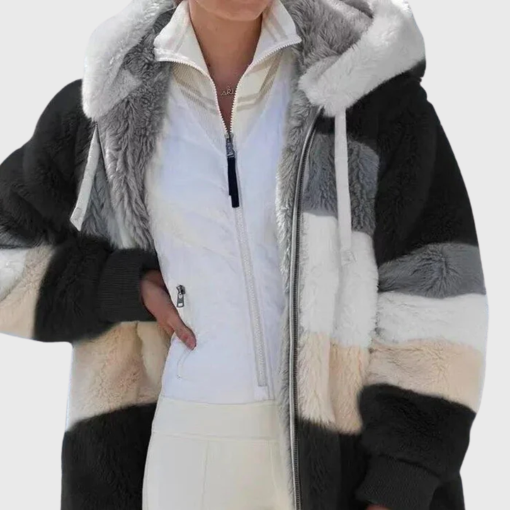 Darcey | Elegant Multicolor Warm Puffer jacket