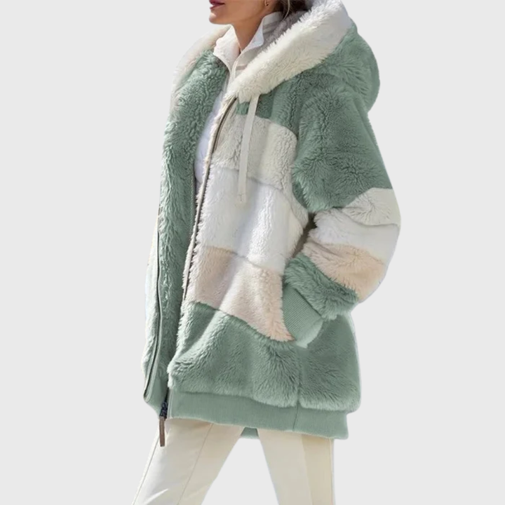 Darcey | Elegant Multicolor Warm Puffer jacket
