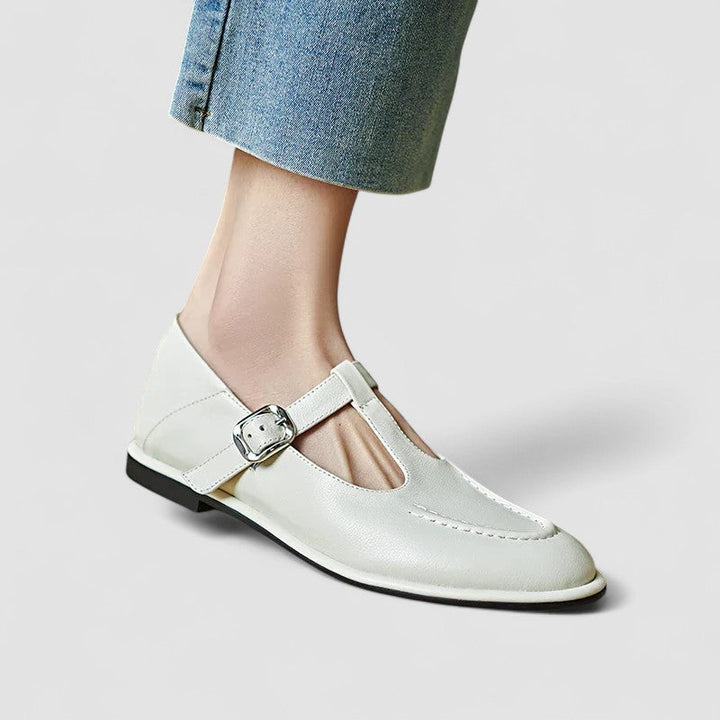 Cassandra | Classic T-Bar Mary Jane Flats