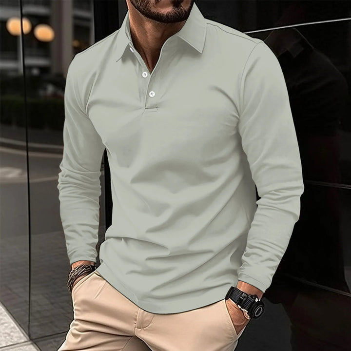 Luca | Smart Casual Long-Sleeved Polo