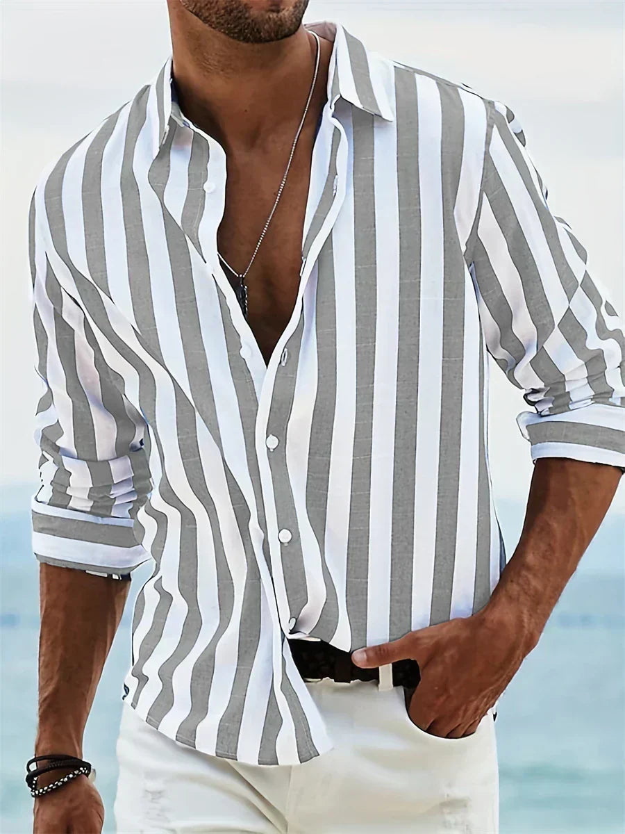 Sebastian | Classic Striped Summer Shirt