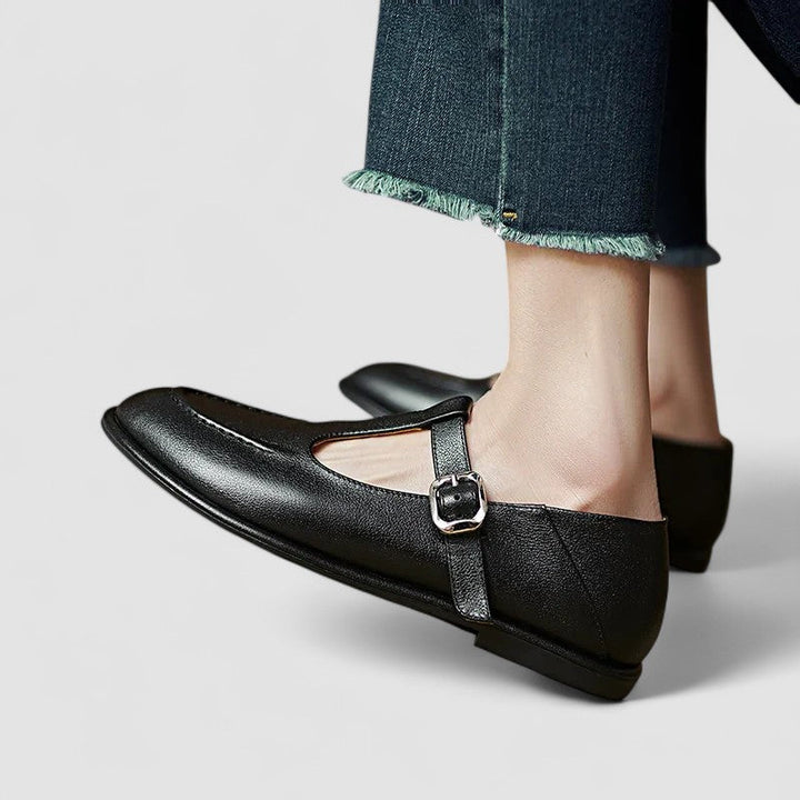 Cassandra | Classic T-Bar Mary Jane Flats