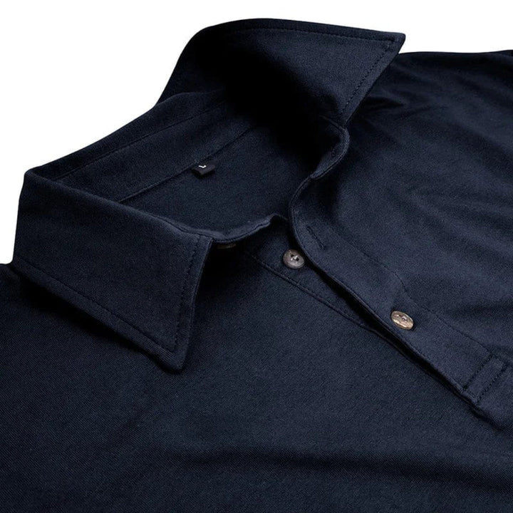 Callan | Casual Long Sleeve Collared Polo