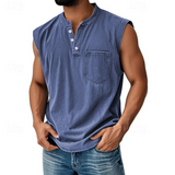 Desmond | Casual Sleeveless Vintage Style Shirt