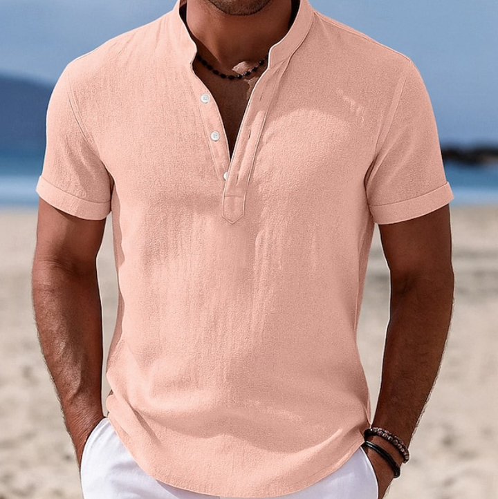 Lachlan | Summer Button-Up Short Sleeve Shirt