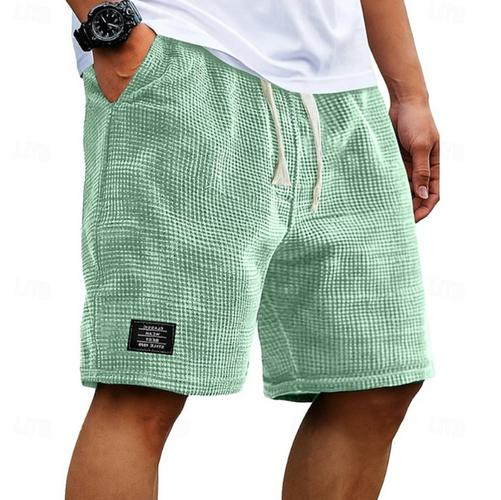 Oliver | Casual Waffle Summer Shorts