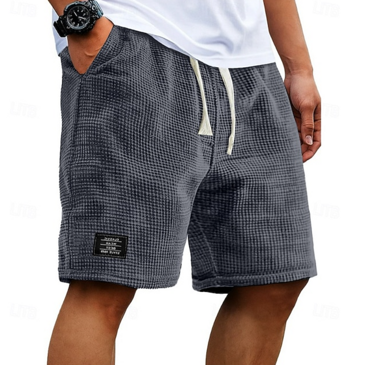 Oliver | Casual Waffle Summer Shorts