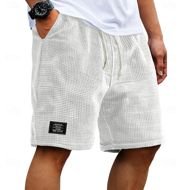 Oliver | Casual Waffle Summer Shorts