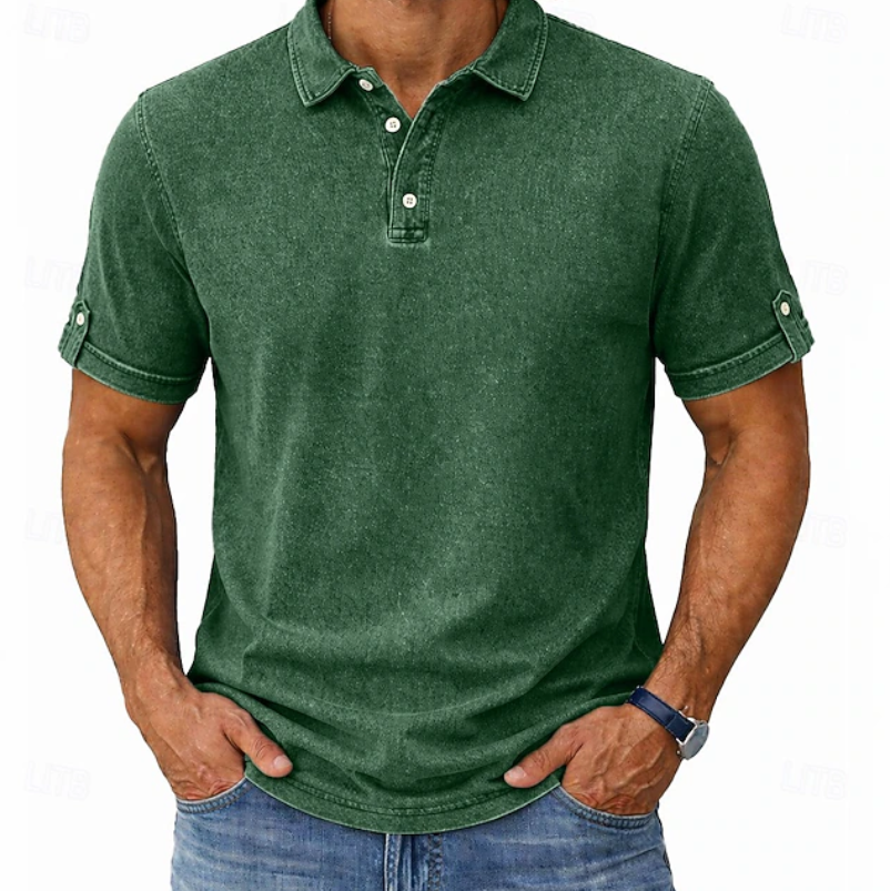 Hawthorne | Casual Washed Polo Shirt