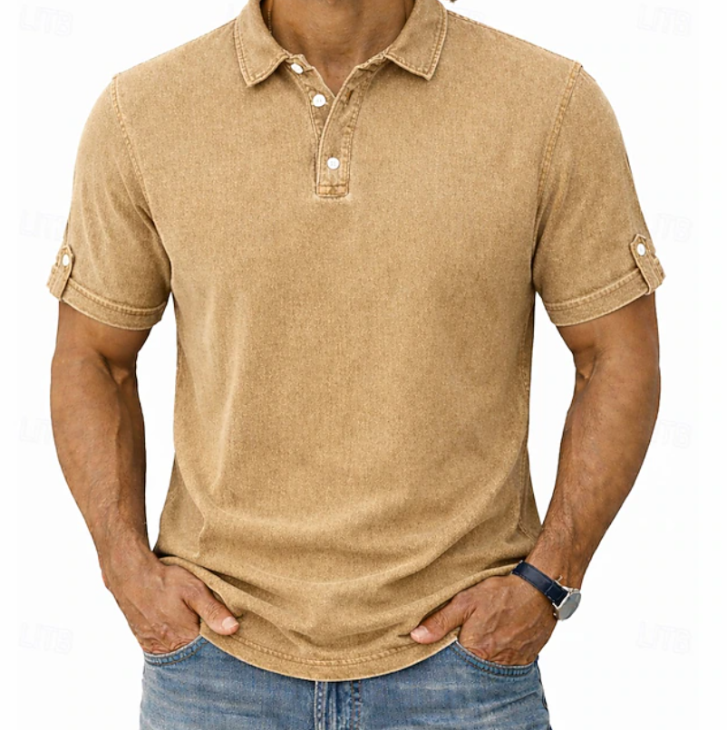Hawthorne | Casual Washed Polo Shirt