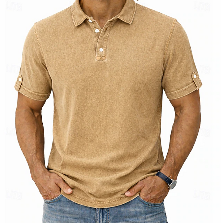 Hawthorne | Casual Washed Polo Shirt