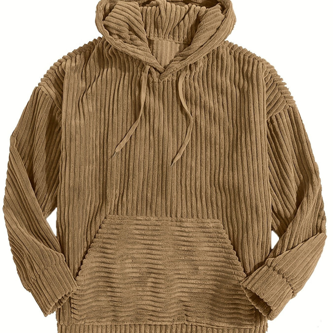 Lawrence | Ribbed Textured Hoodie