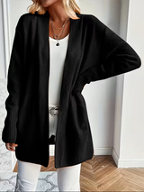 Sabine | Draped Open-Front Cardigan