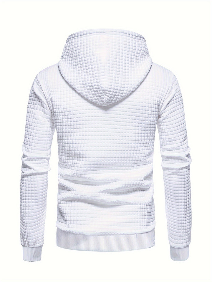Quentin | Textured Hooded Sweatshirt