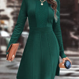 Rosalind | Elegant A-Line Knit Dress