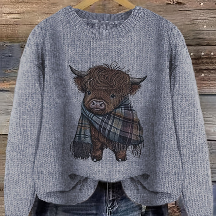 Bonnie | Cosy Highland Cow Pullover