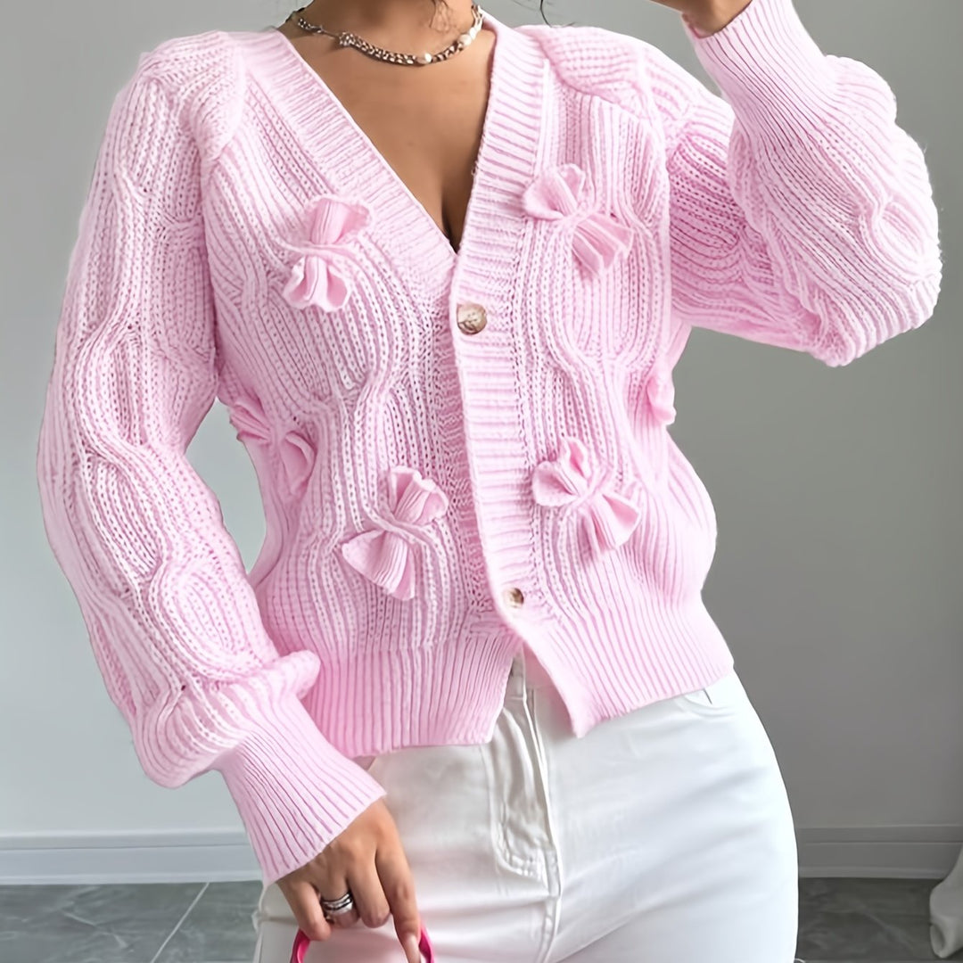 Primrose | Soft Bow-Detail Cardigan