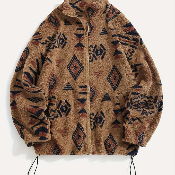 Lorraine | Patterned Zip-Up Jacket
