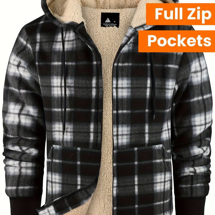 Colton | Hooded Sherpa-Lined Shirt Jacket