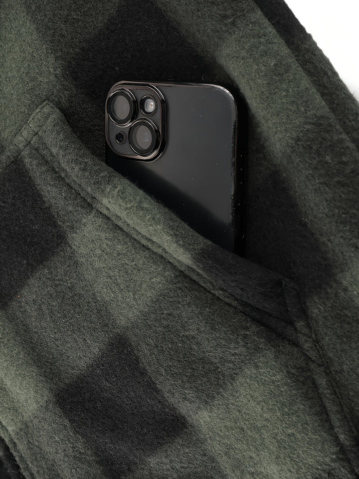 Colton | Hooded Sherpa-Lined Shirt Jacket