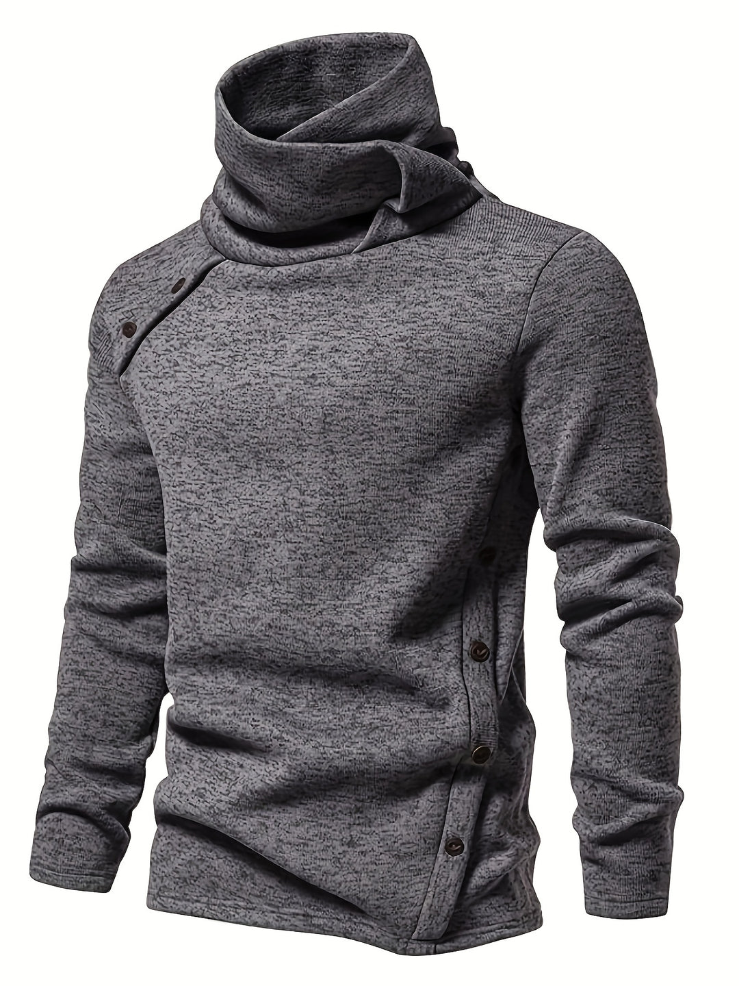 Marcus | Slouch-Neck Button Sweater