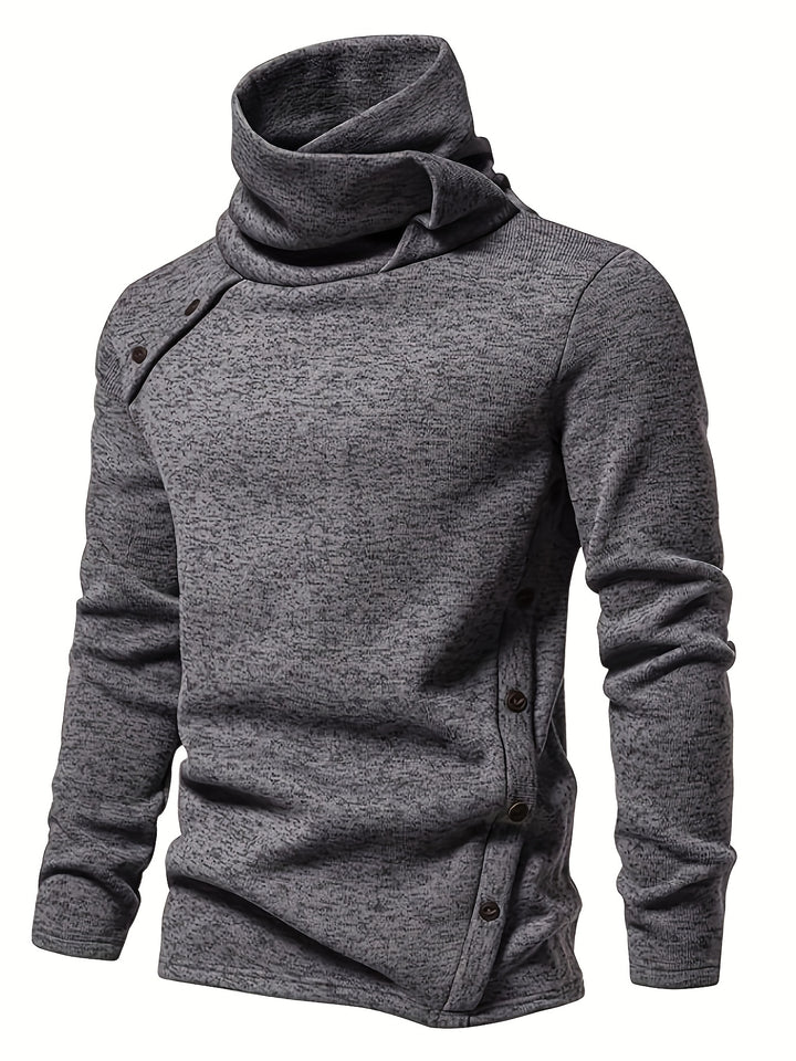 Marcus | Slouch-Neck Button Sweater