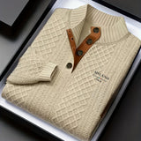 Rowland | Textured Stand-Collar Pullover