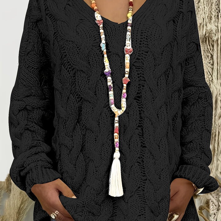 Iris | Relaxed Cable-Knit Sweater