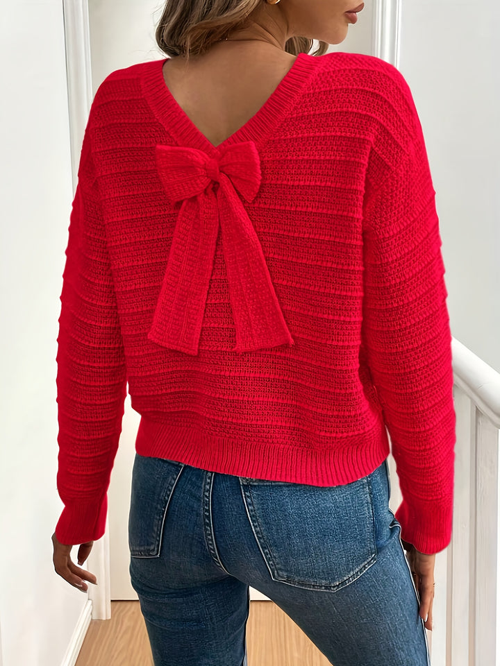 Marisol | Bow-Detail Knit Jumper