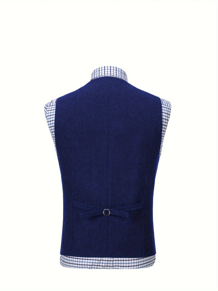 Rhodes | Heritage Herringbone Waistcoat