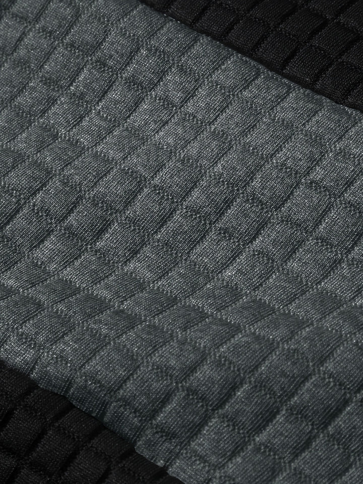 Rutherford | Textured Colour-Block Hoodie