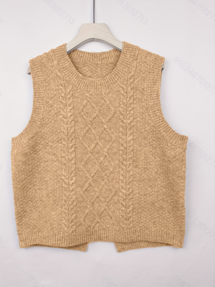Eliza | Cable-Knit Vest