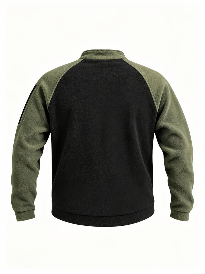 Grady | Zip-Detail Military Pullover