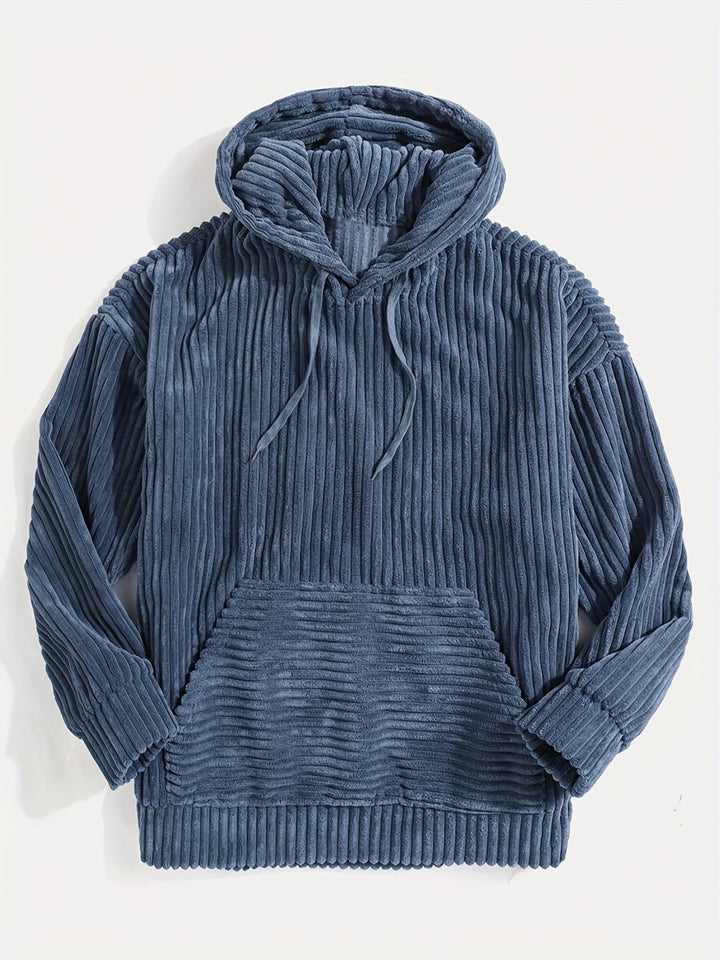 Lawrence | Ribbed Textured Hoodie