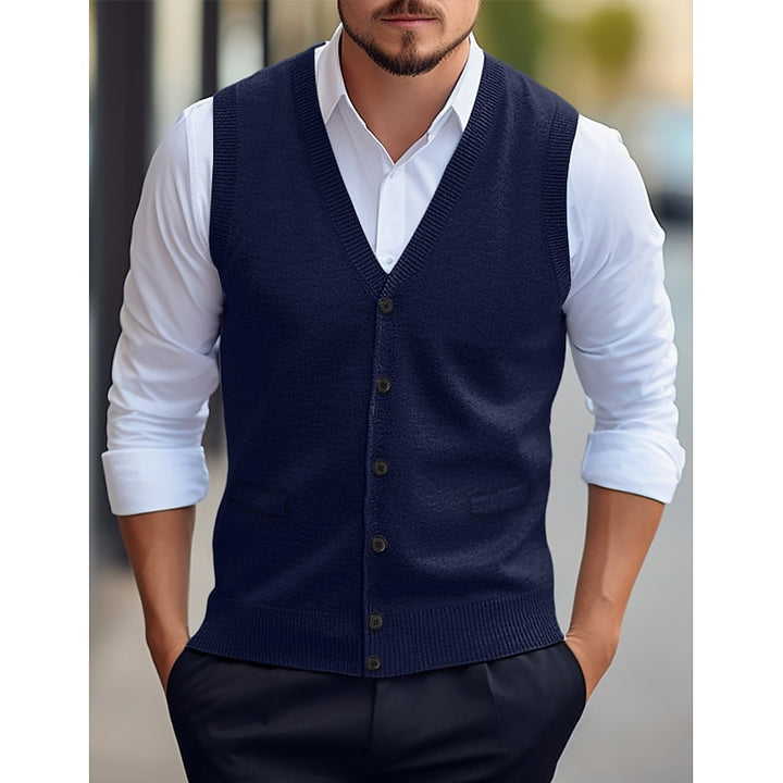 Coleman | Refined V-Neck Sweater Vest