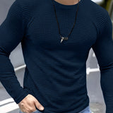 Frederick | Textured Waffle-Knit Long Sleeve Top