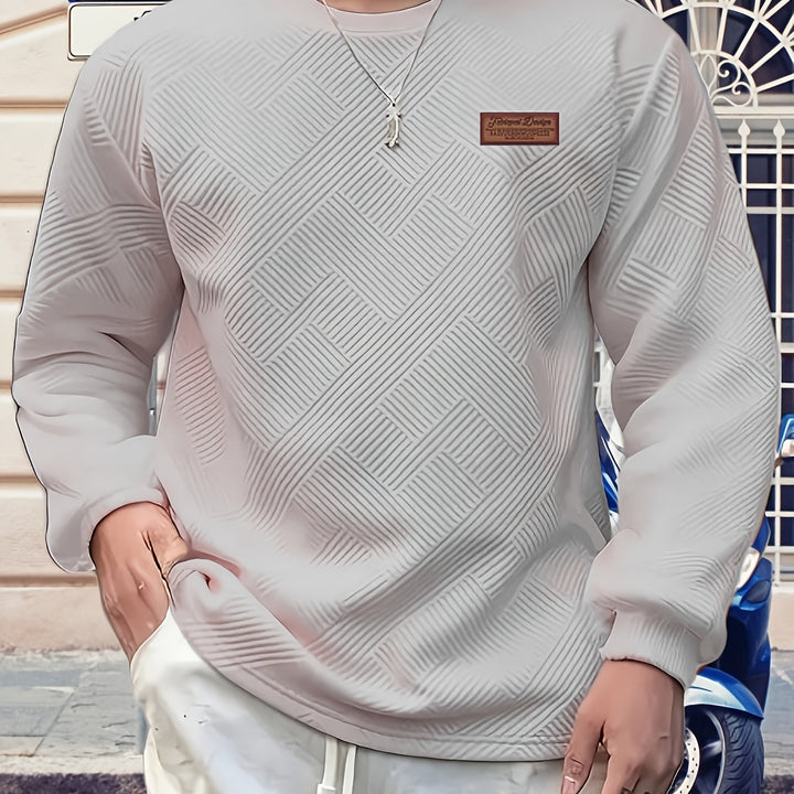 Camden | Textured Crew Neck Sweatshirt