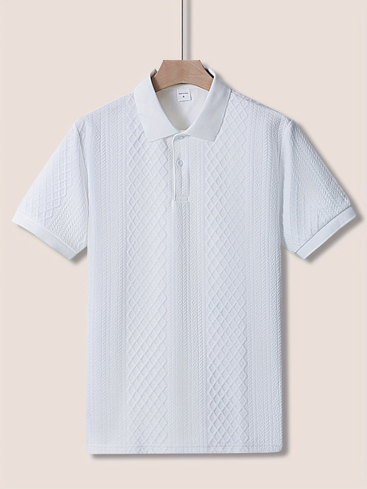 Harrington | Textured Business Polo Shirt