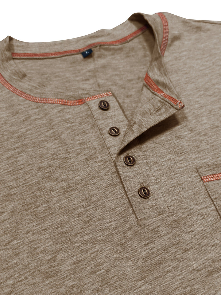 Kingsley | Classic Long-Sleeve Henley Shirt