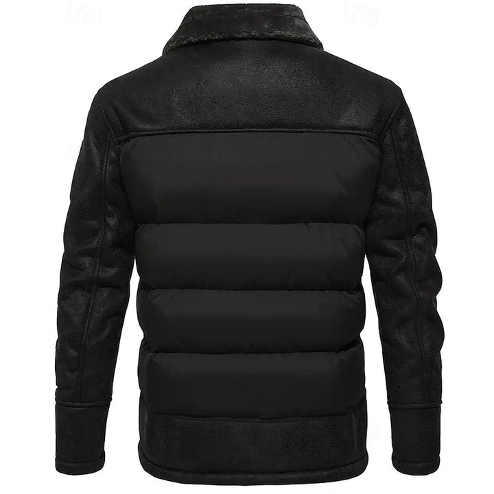 Reuben | Fur-Collar Quilted Puffer Jacket