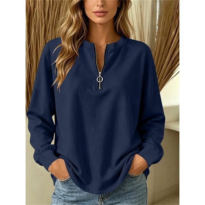Louisa | Quarter-Zip Relaxed Top