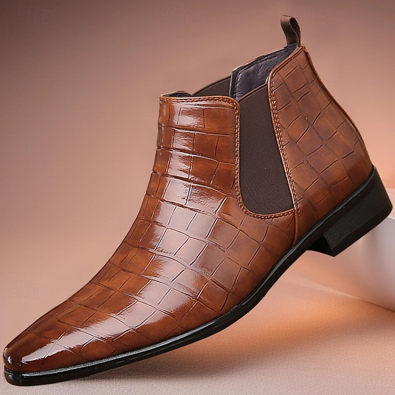 Caspian | Polished Chelsea Boots