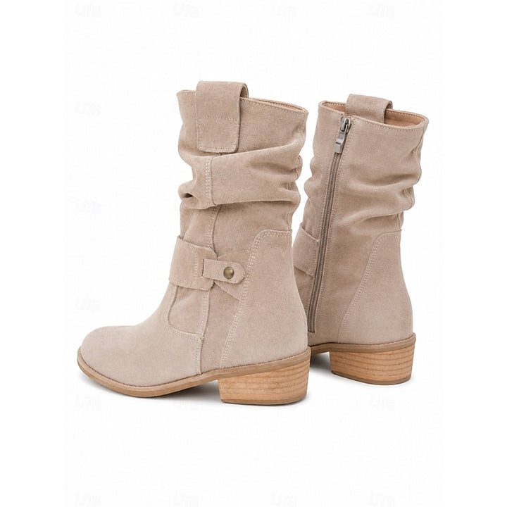 Josephine | Slouchy Block-Heel Ankle Boots