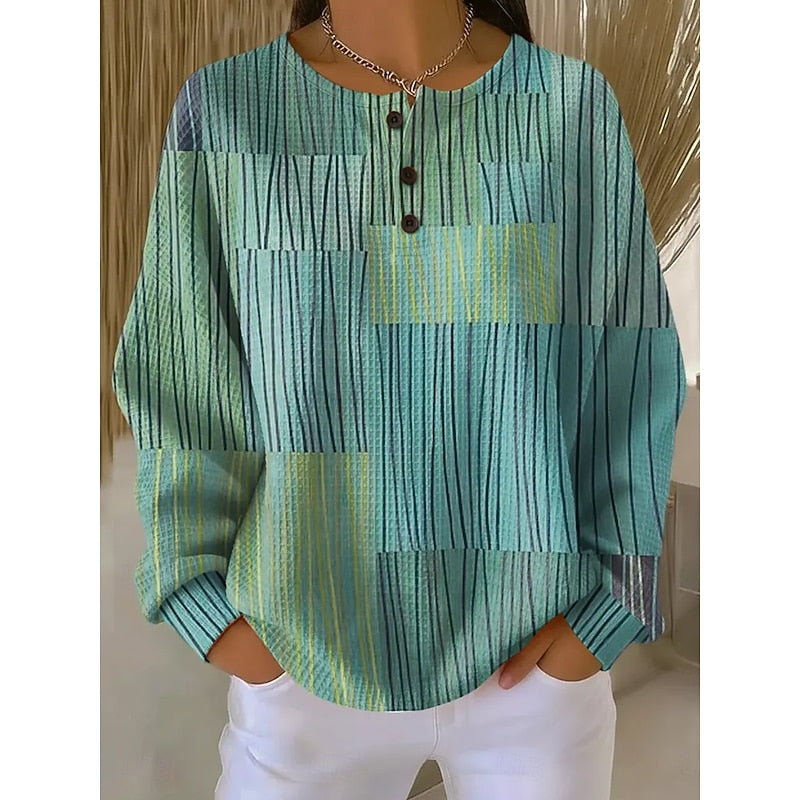 Petra | Artful Print Sweatshirt