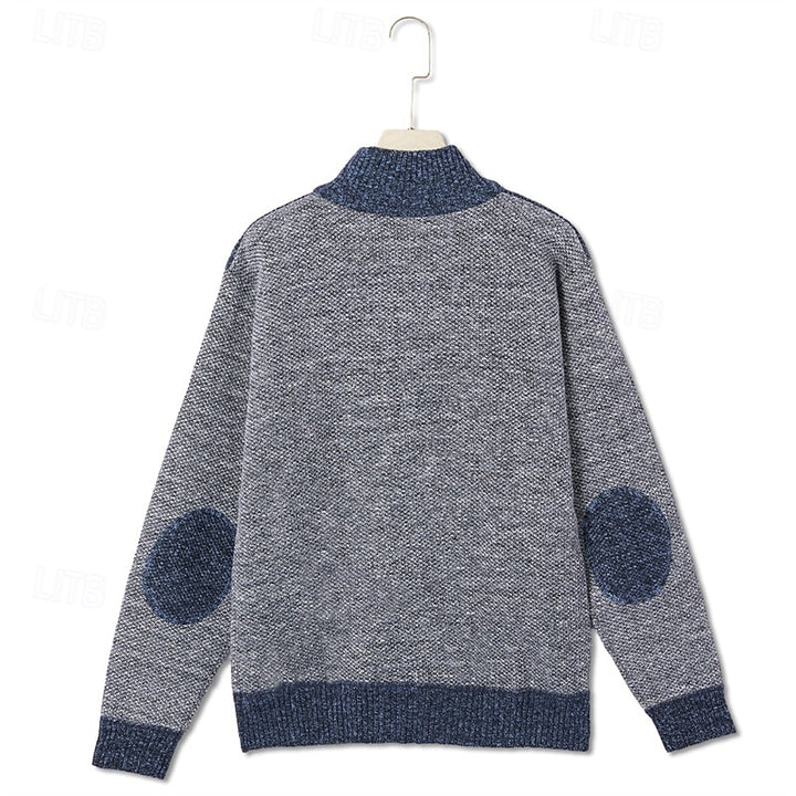 Bryson | Textured Zip Cardigan
