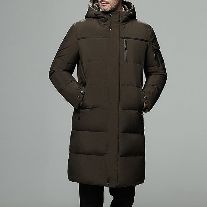 Gilbert | Hooded Longline Puffer Coat