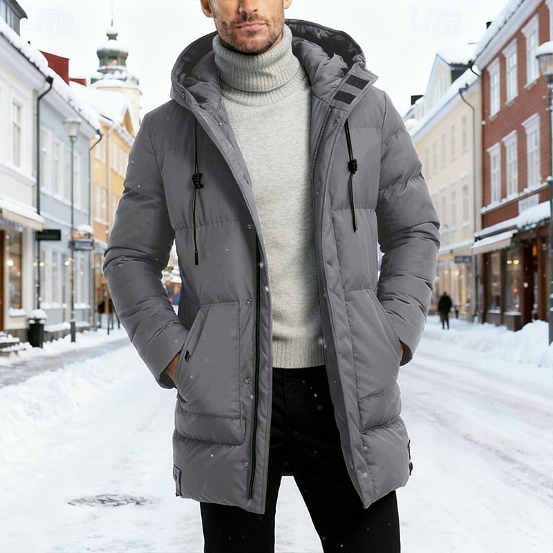 Bram | Hooded Longline Puffer Coat