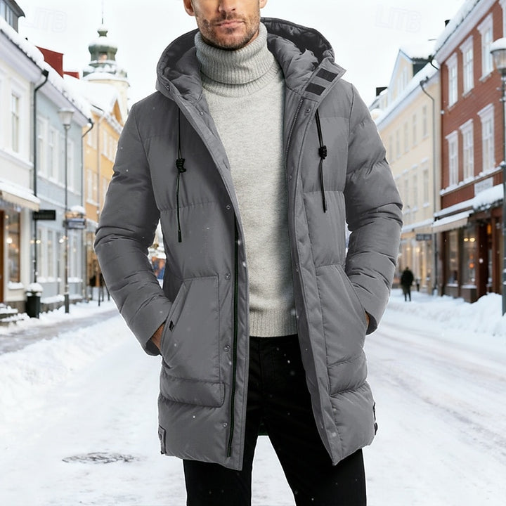 Bram | Hooded Longline Puffer Coat