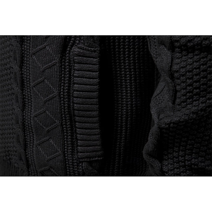 Clive | Cable-Knit Zip-Up Cardigan